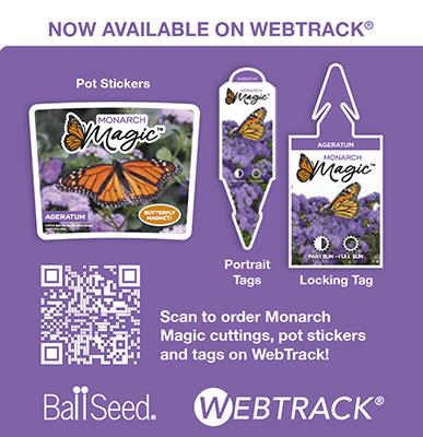 Monarch Magic plant tags and QR code