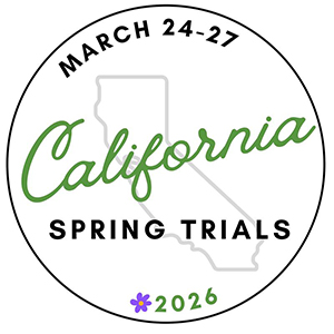 California Spring Trials is March 24-27, 2026